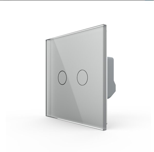 Livolo | Grey | 2 | On/Off | 2 Way | Touch Switch | Remote