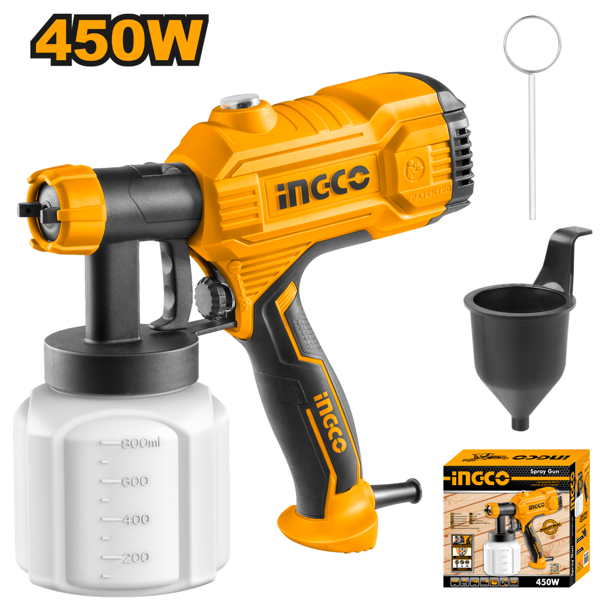 Pistolet à Peinture Ingco 450W