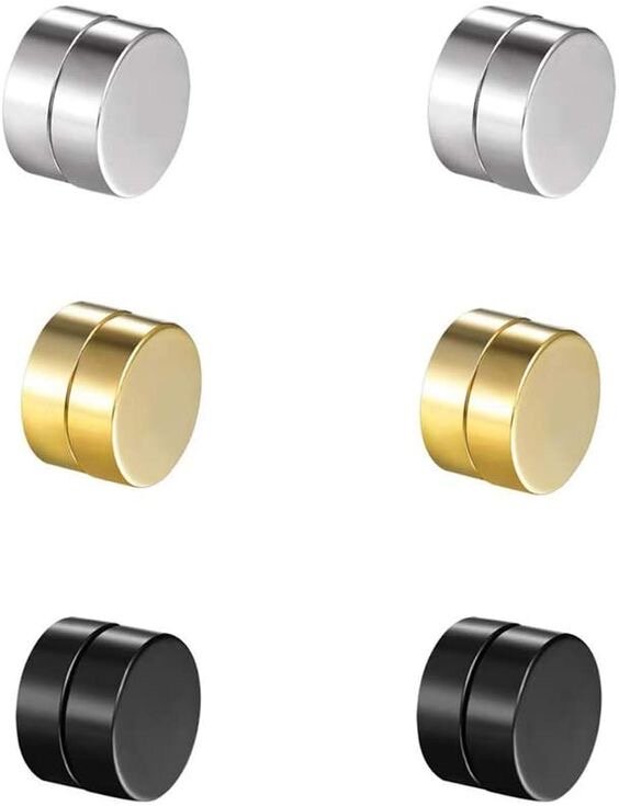 Boucles d'Oreilles Magnétiques Unisexes