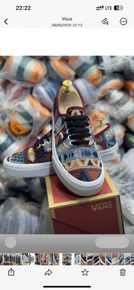 Sneakers Vans Ethniques Colorées