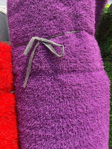 Violet grass carpet