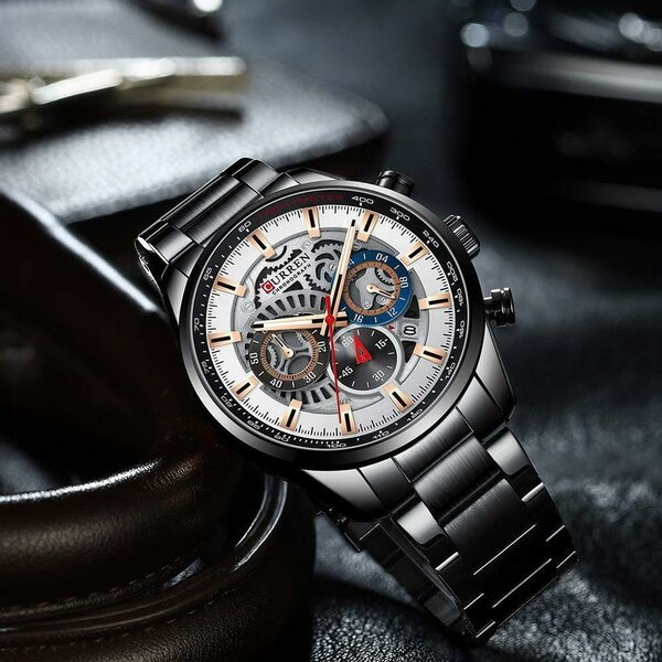Montre de luxe Curren avec boîtier