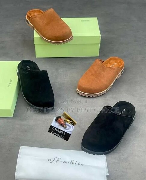Mules Off-White cuir luxe