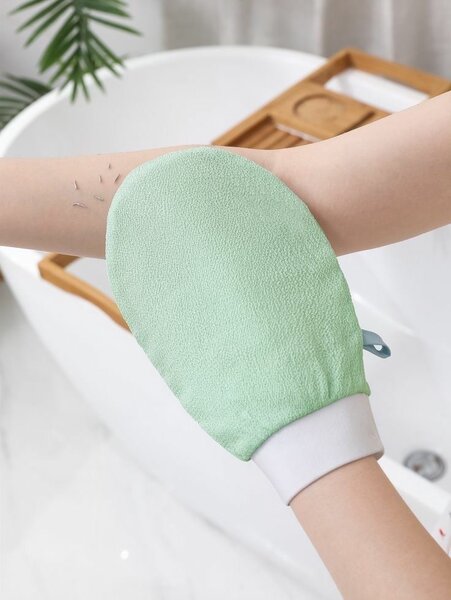 Gant exfoliant en microfibre