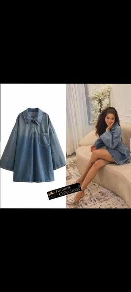 Robe en jeans