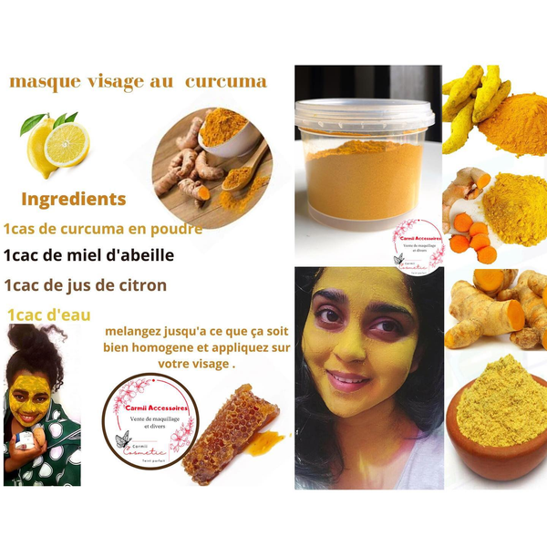 Poudre de curcuma disponible 