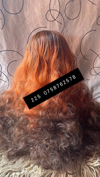 Perruque blend hair
