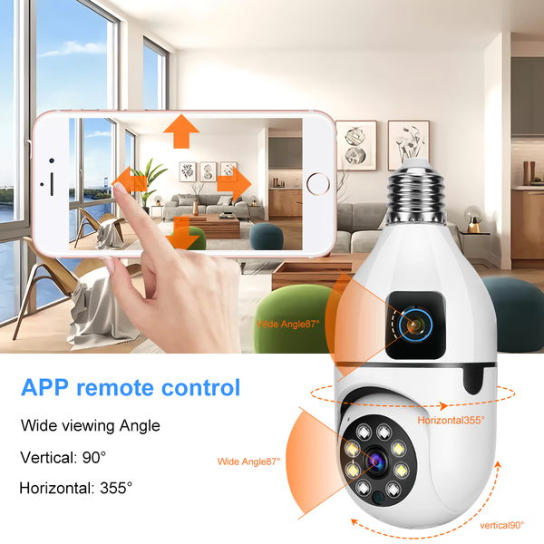 Caméra PTZ 2en1 360°