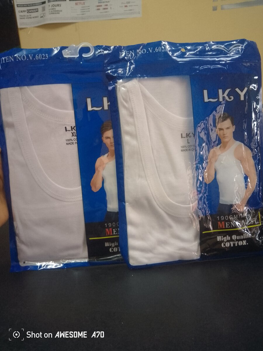 Débardeur Homme LKY Coton