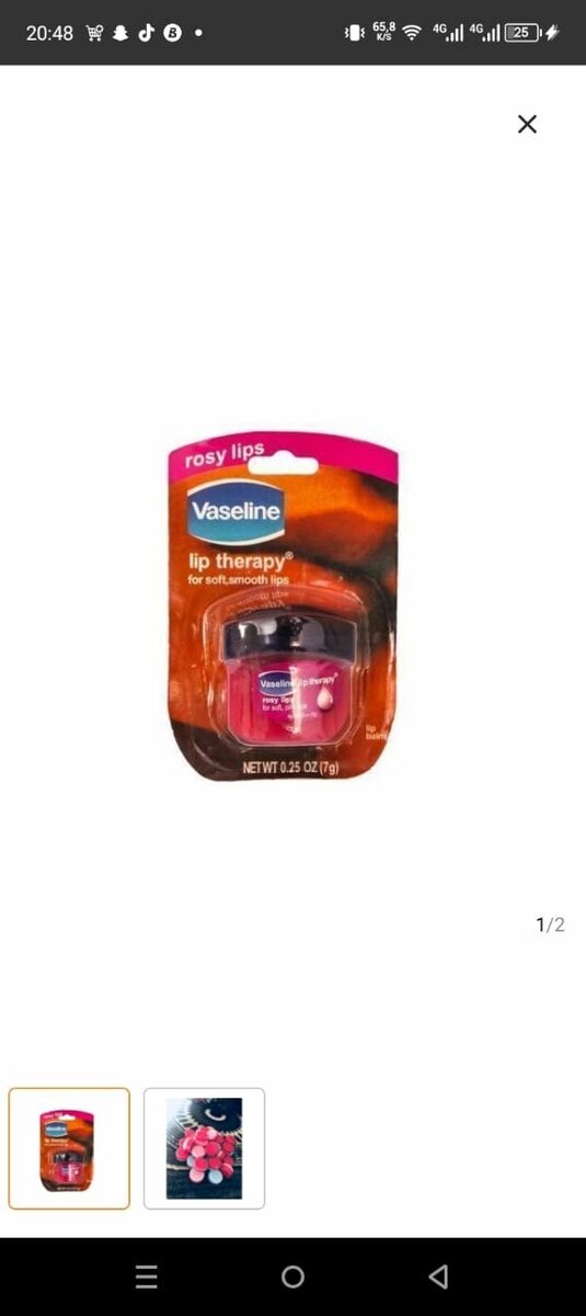Baume à lèvres rose