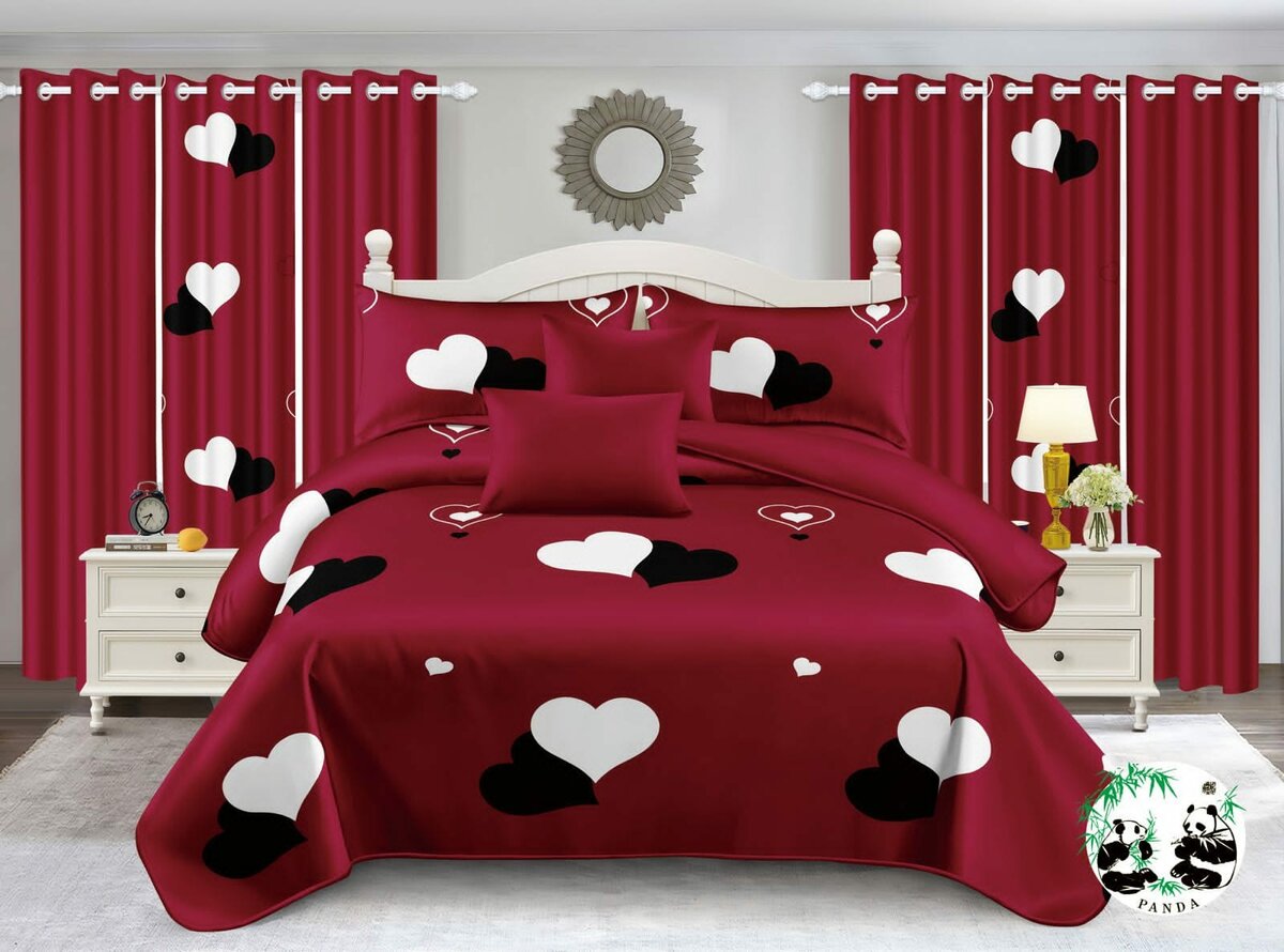 7PCS EXTRA QUEEN SIZE BEDSPREADS 