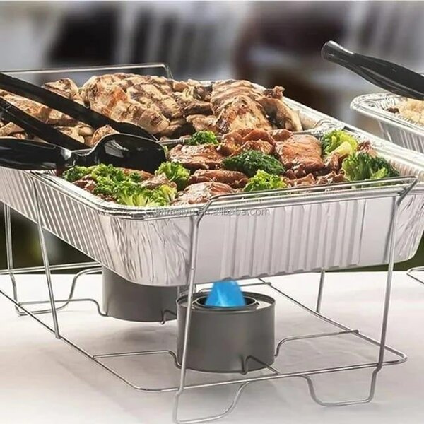 Gel combustible chafing dish