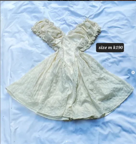 white dress
