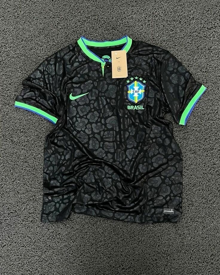 Maillot de football Brésil noir