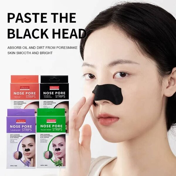 Face mask, nose strip