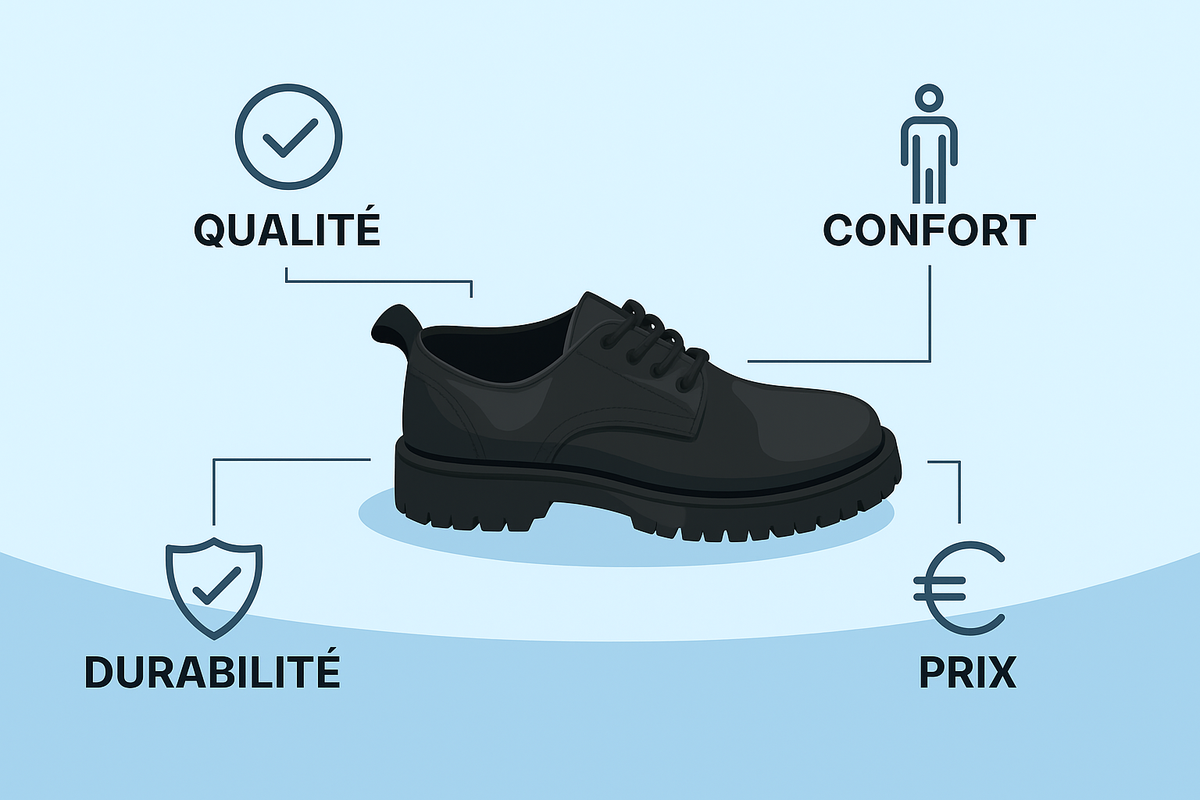 Chaussures noires pour homme