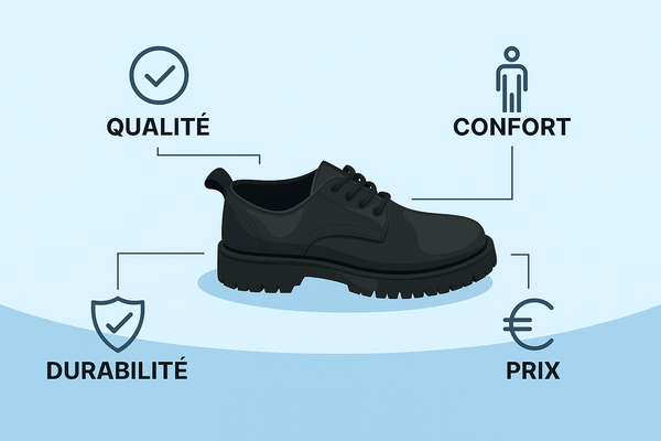 Chaussures noires pour homme