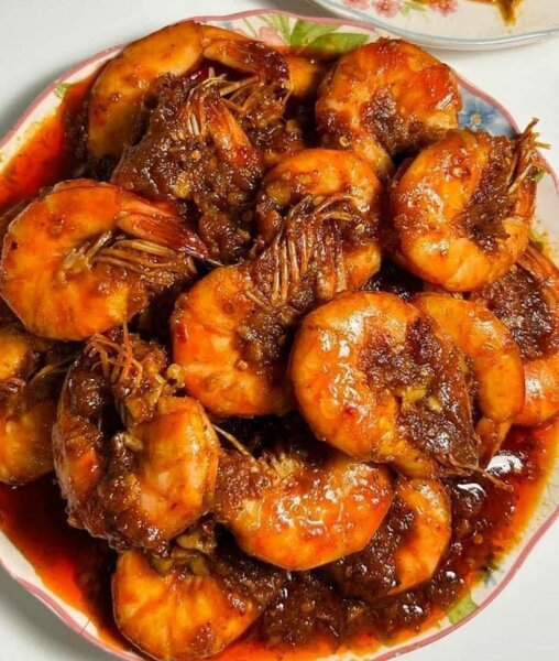 Crevettes sautées