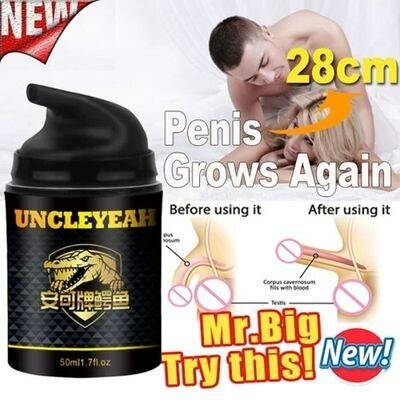 Crème d'agrandissement du pénis lubrifiant masculin