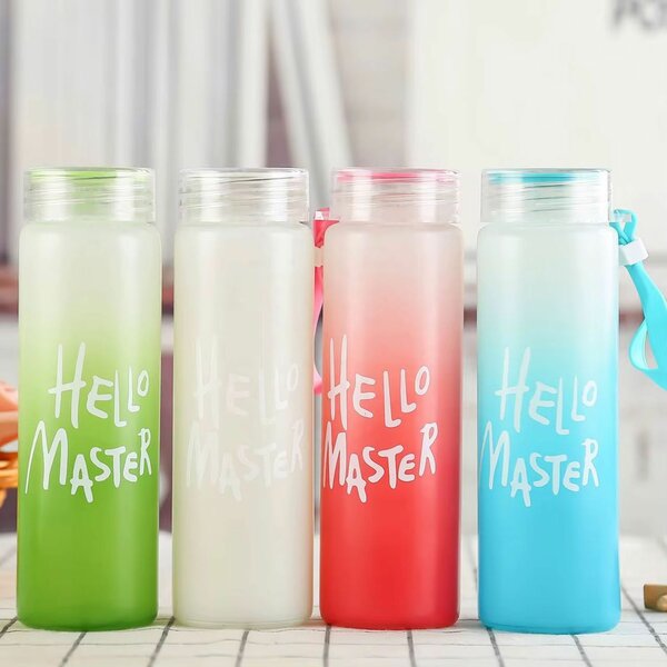 Bouteille d'eau "Hello Master"