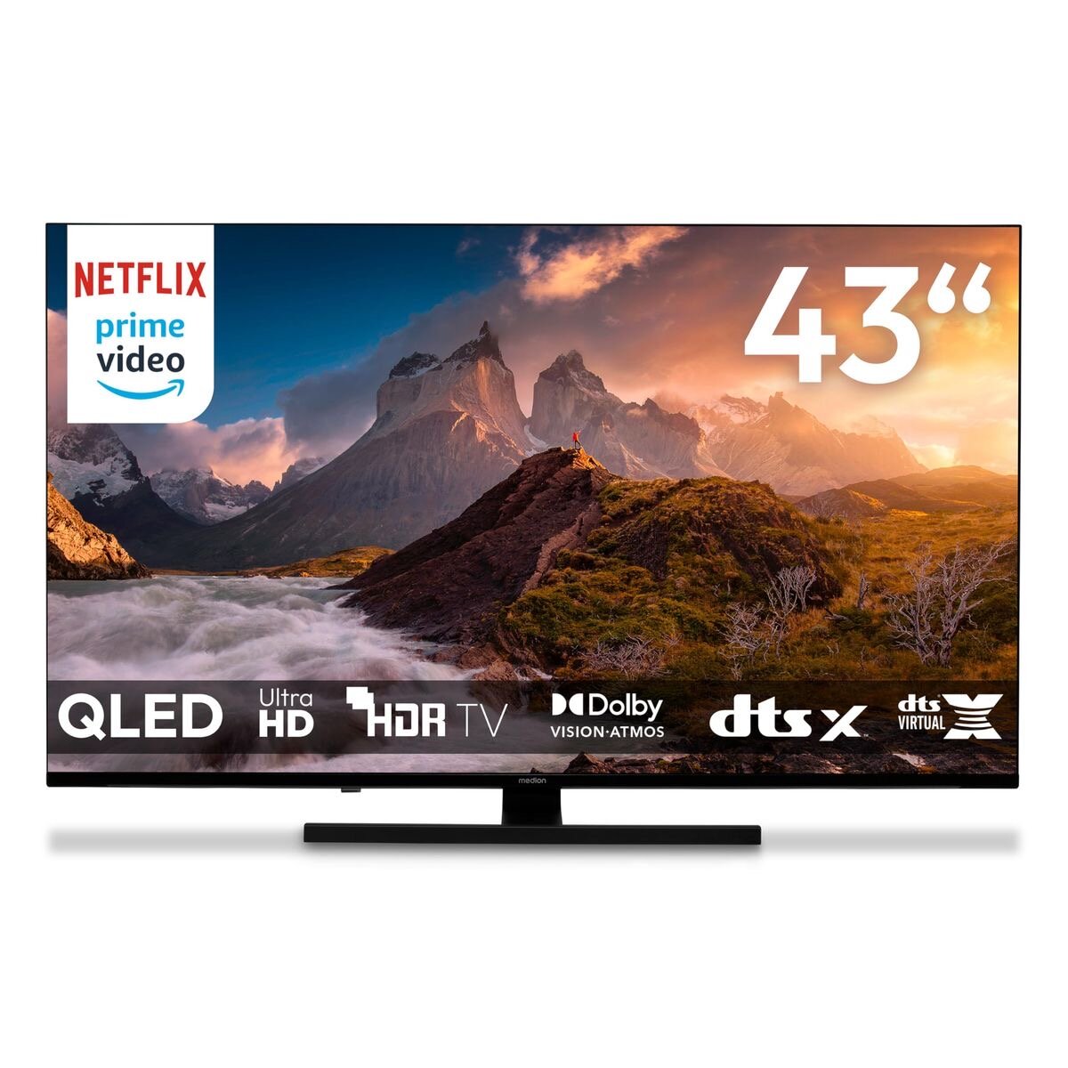 Smart TV 43” 4K HDR QLED