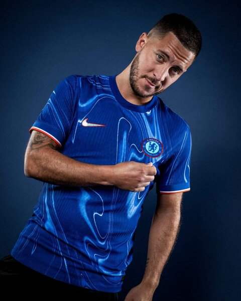 Maillot Chelsea FC écussons en gomme version pro