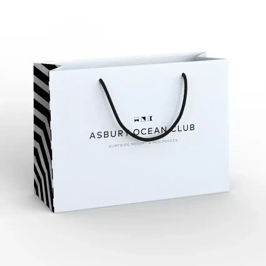 White shopping bag