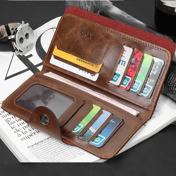 Long wallet purse