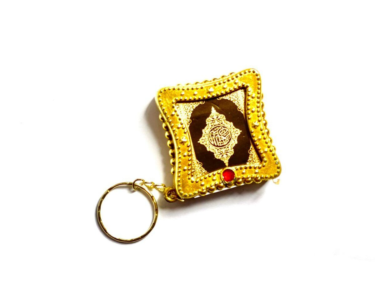 Porte-clés décoratif doré