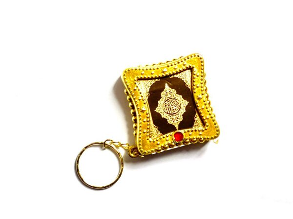 Porte-clés décoratif doré