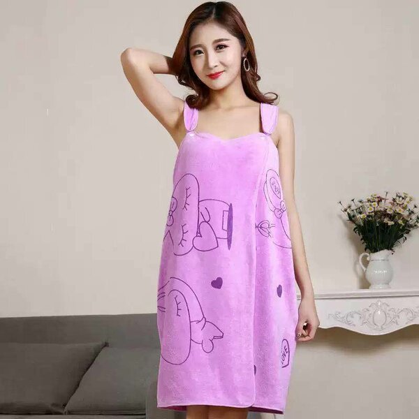 Robe de bain en microfibre douce