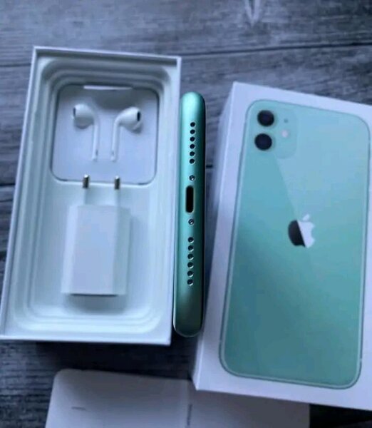 iPhone 11 Vert avec Accessories