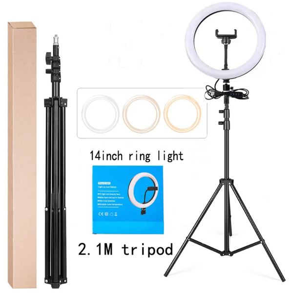 Lampe Anneau LED 14 pouces