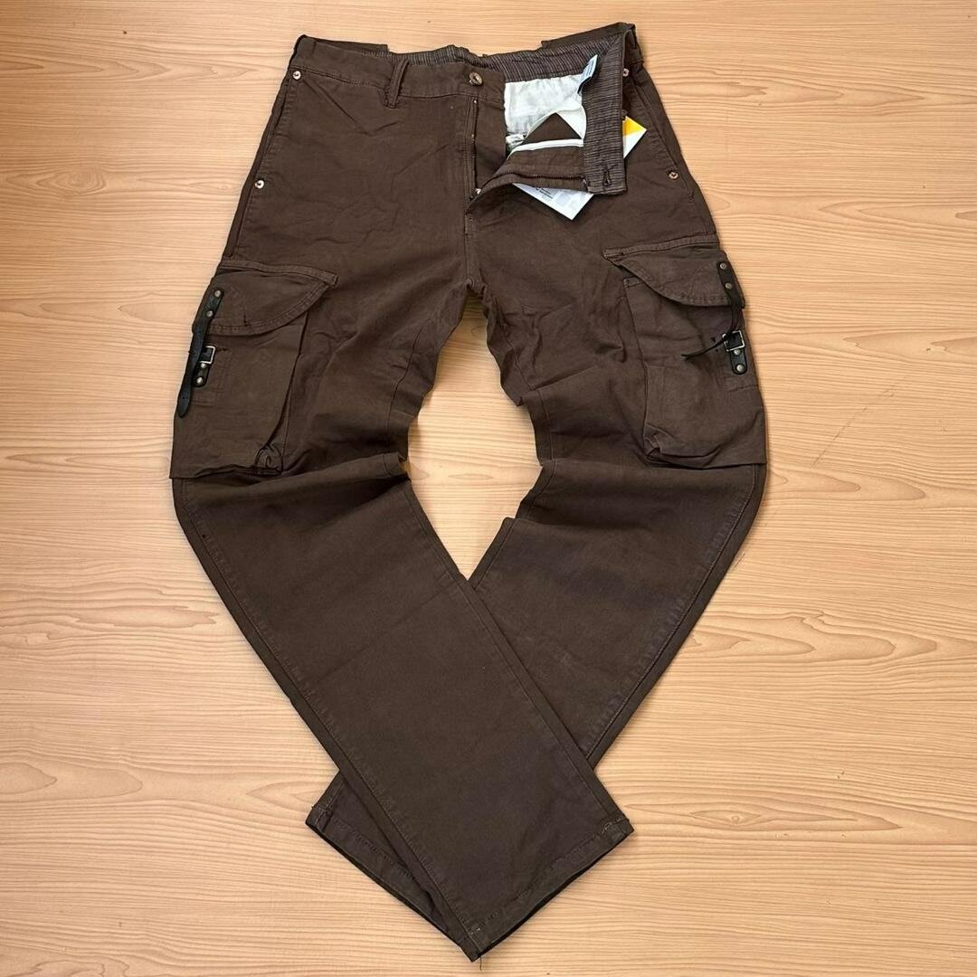 Solid cargo pants