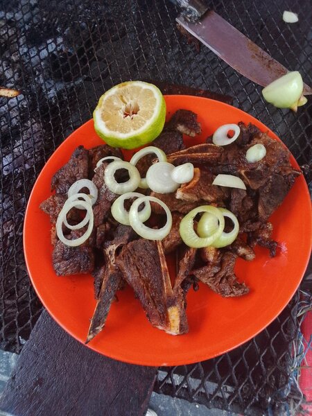 Roasted t bone