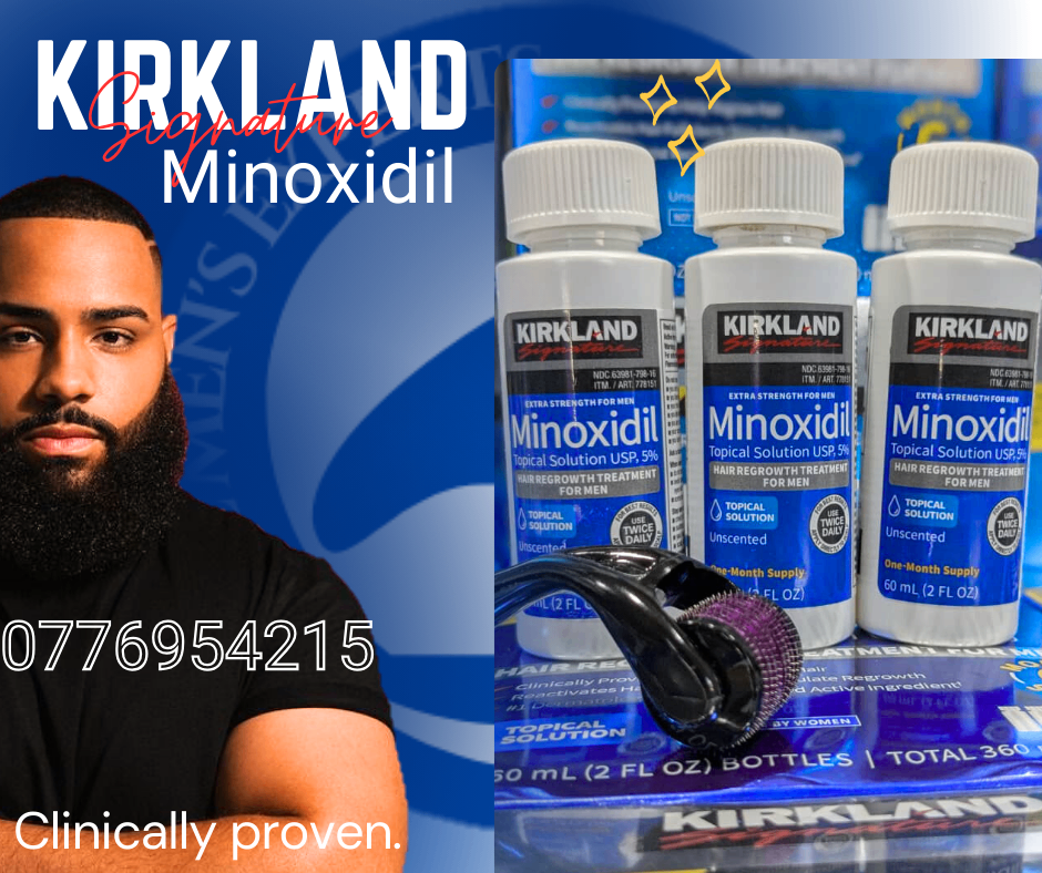 Minoxidil 5% + der-ma-roller