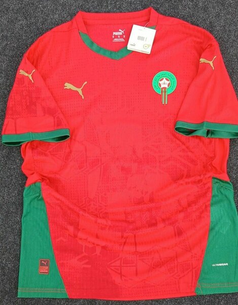 Nouveau maillot lion de l'Atlas Maroc version pro