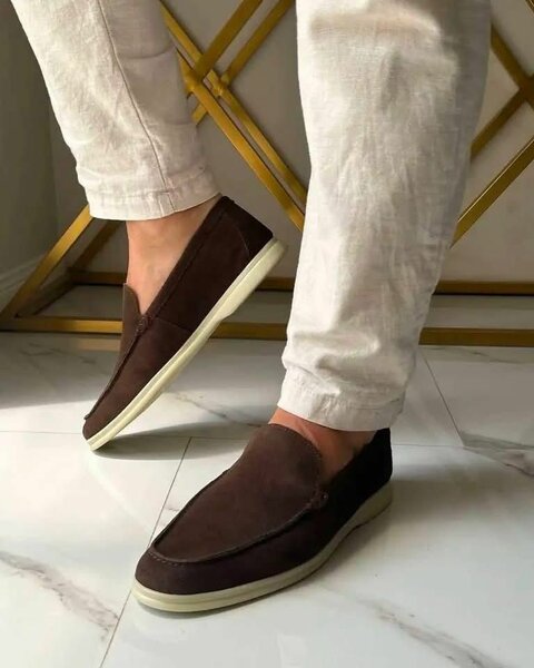 Mocassins en daim élégant