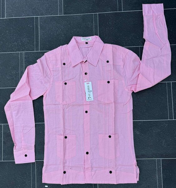 Chemise rose élégante
