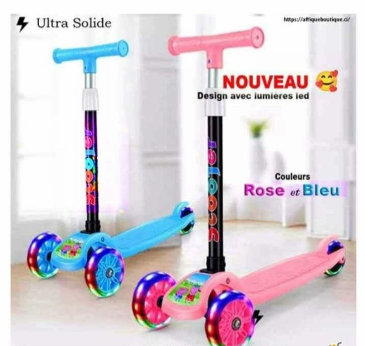Trottinette Enfant LED Colorée