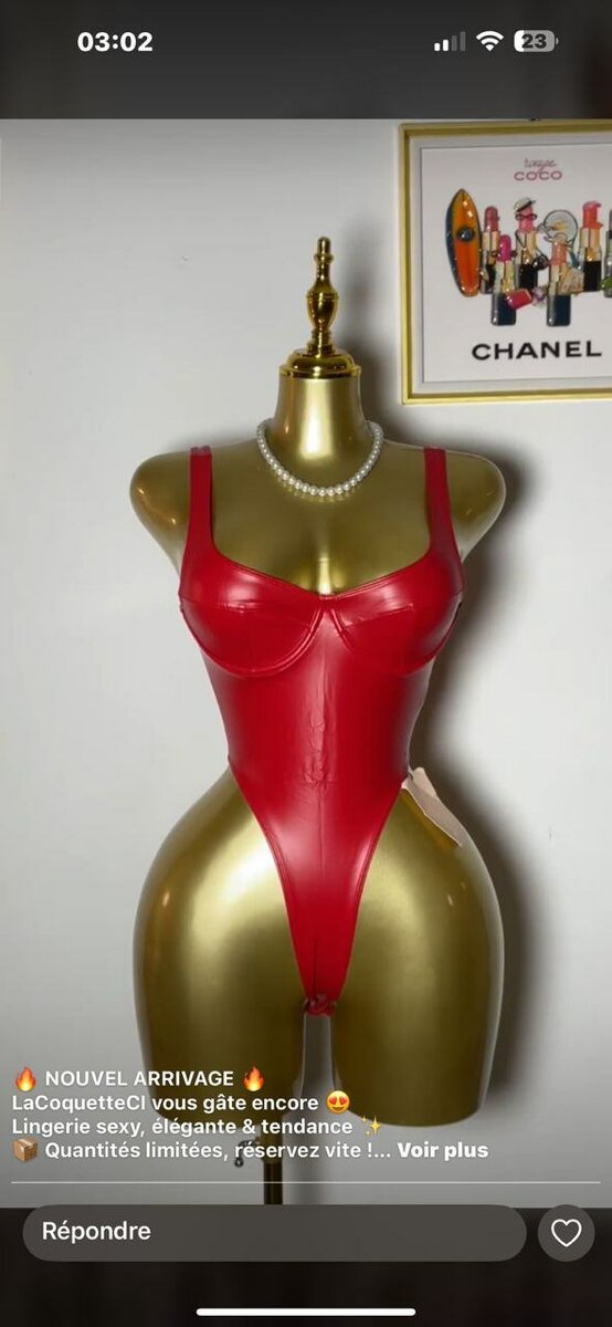 Body en cuir sexy
