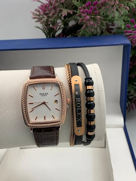 Original Rolex Geneve Leather watch
