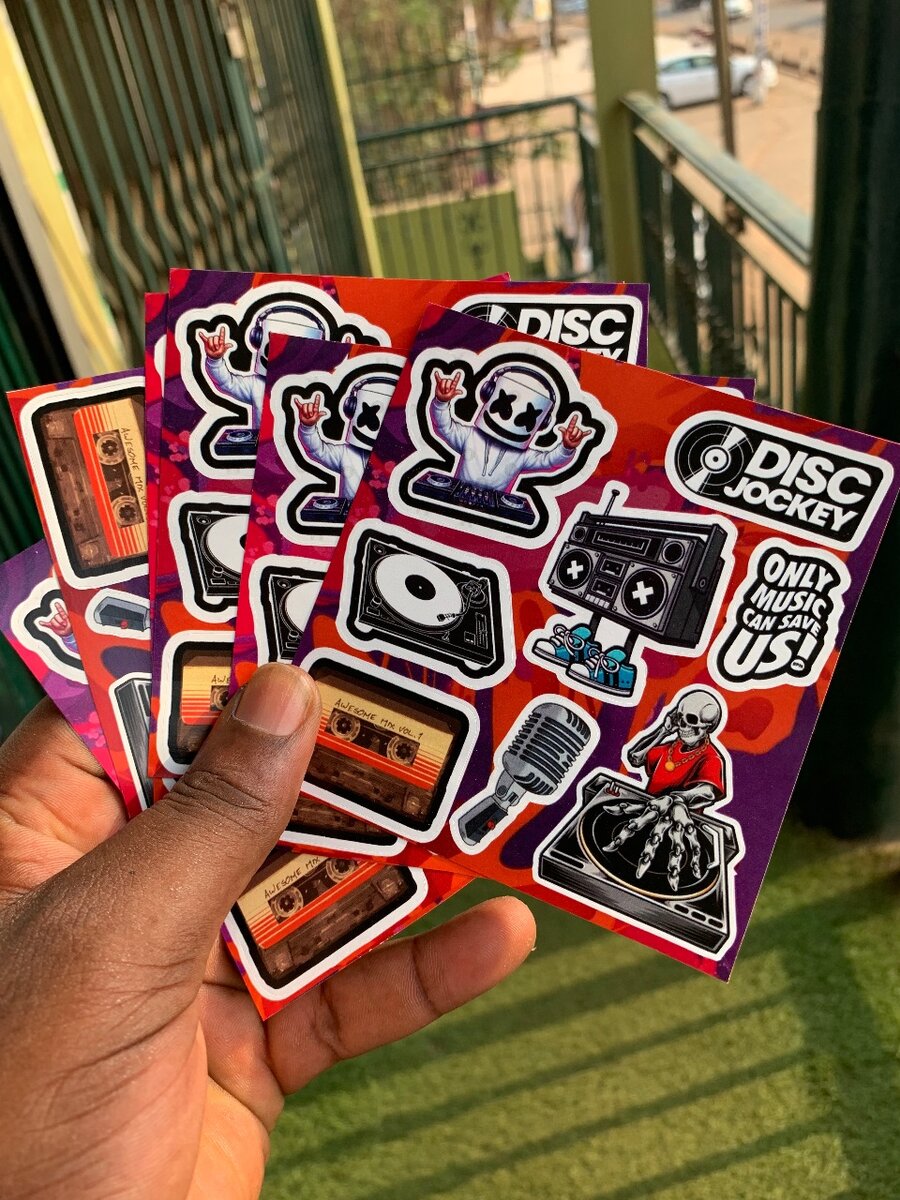 Laptop stickers