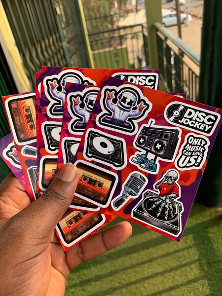 Laptop stickers