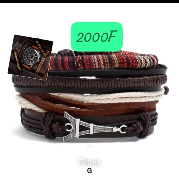 Bracelet en cuir complémentaire à la montre