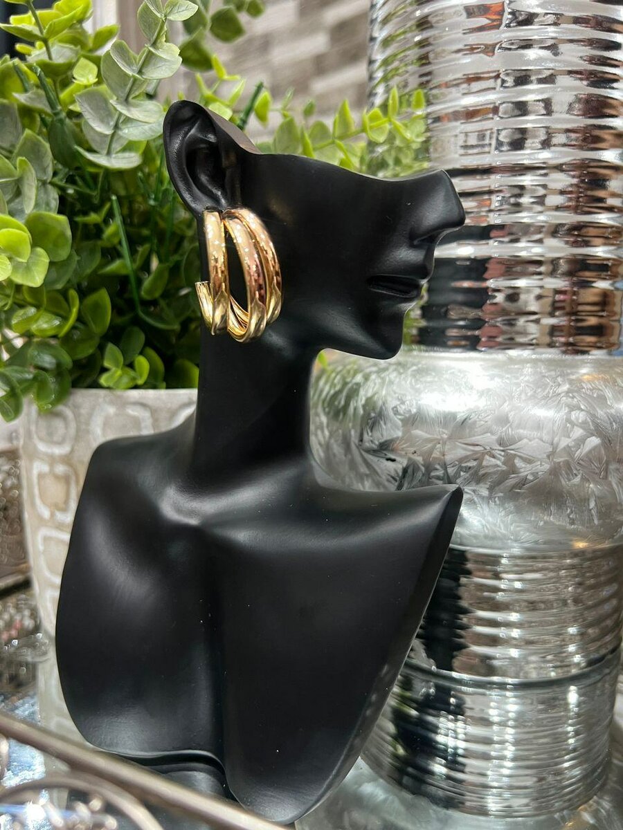 Gold Swirls & Hoops