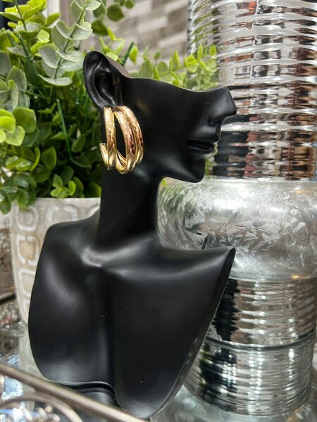 Gold Swirls & Hoops