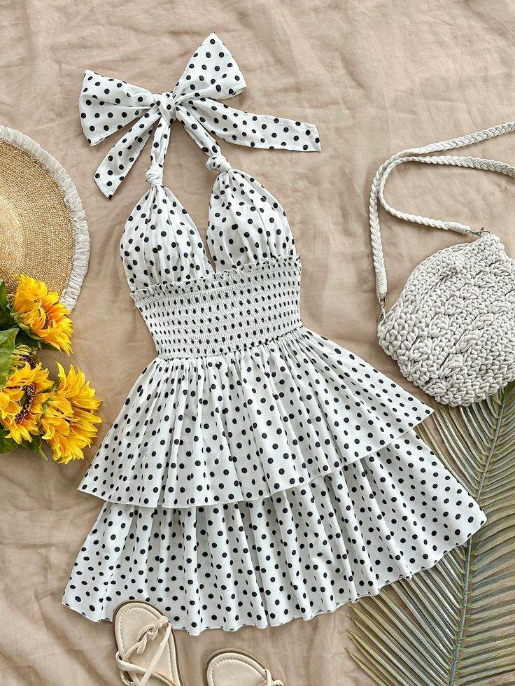Robe d'été à volants pour filles