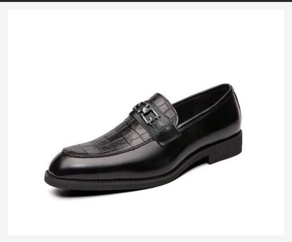 Mocassins simili cuir croco