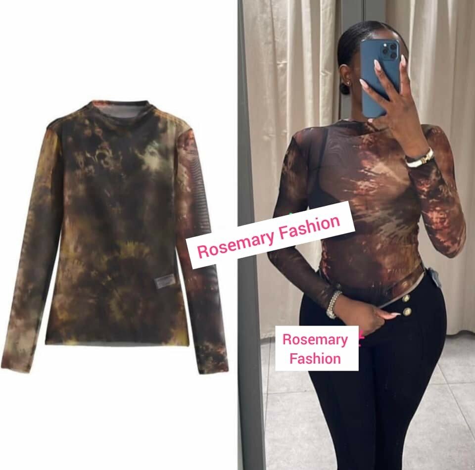 Ladies mesh tops